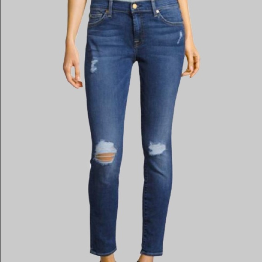 7 for all mankind high waist jeans